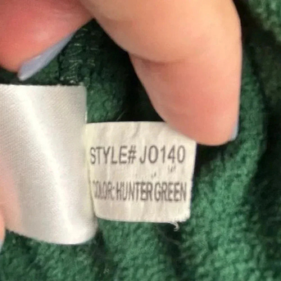 Johnnie-O Men's Green 1/4 Zip Fleece Pullover Sweater Size M - Picture 8 of 11